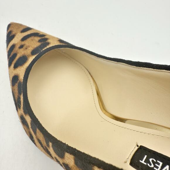 Nine West Womens Fresh Stiletto Pumps US 8 M EU 38.5 Leopard EUC - Picture 15 of 15
